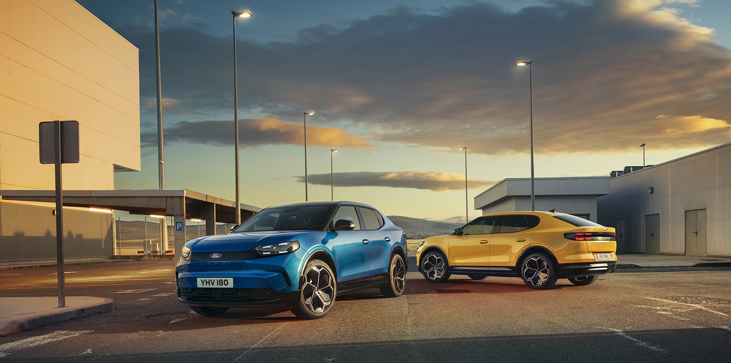 Ford lovar räckvidd på över 60 mil och ladning på 185 kW