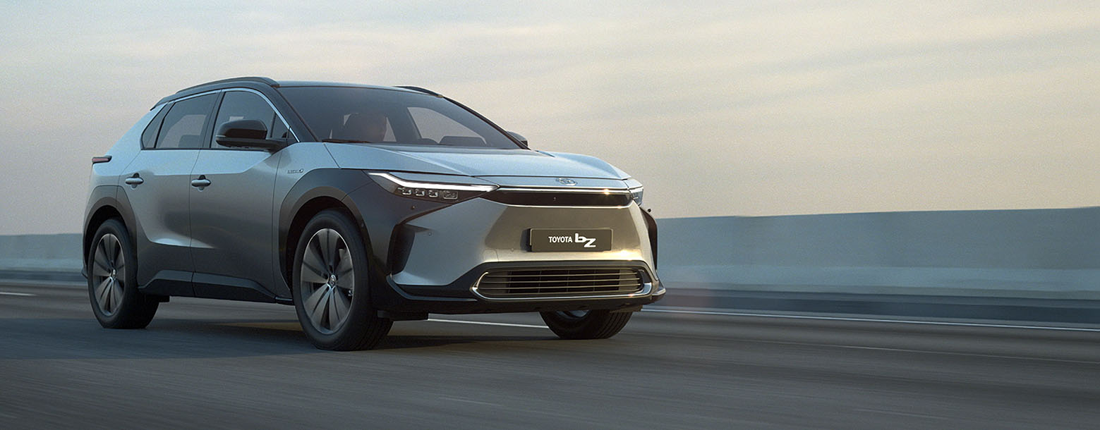 Toyotas första elbil på ny plattform